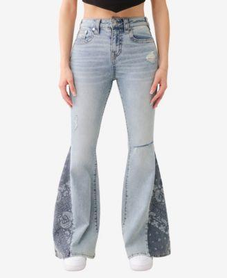 True Religion Womens No Flap Bandana Bell Bottom Jean Product Image