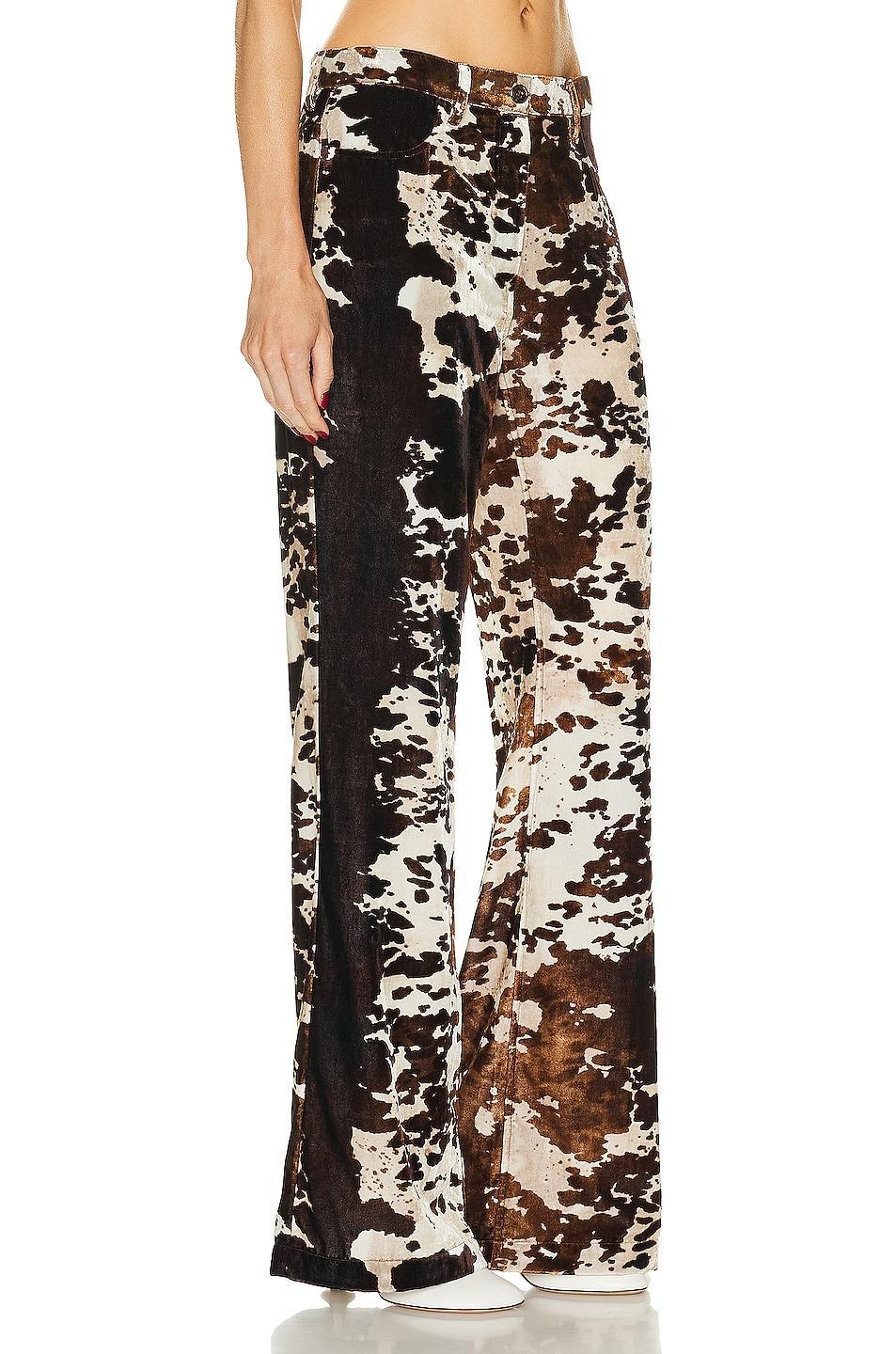 Acne Studios Cow Printed Pant Brown. (also in ). Product Image