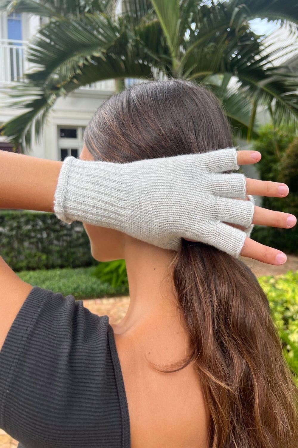 Fingerless Wool Gloves Product Image