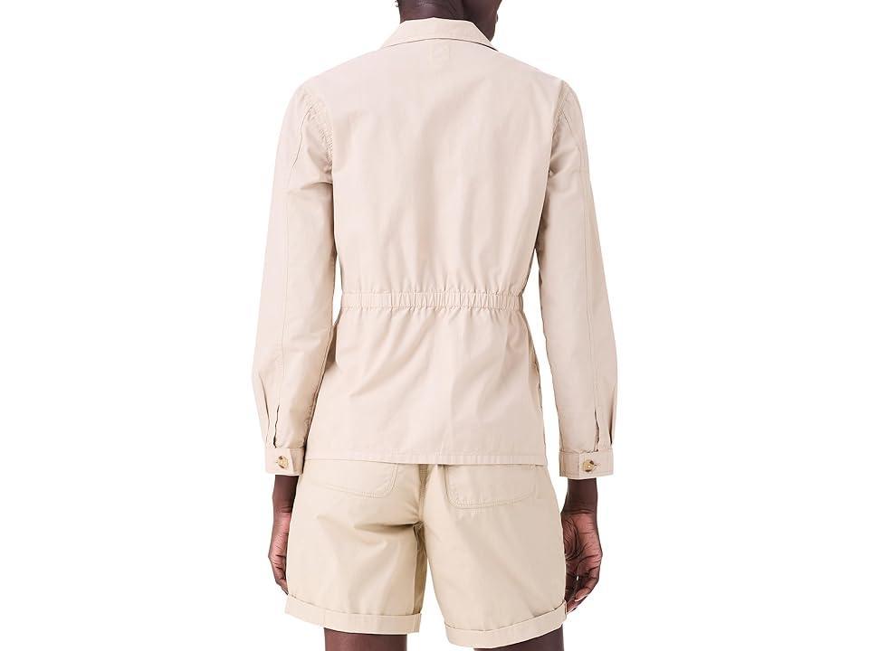 NIC+ZOE Pocket Poplin Jacket (Brown Rice) Women's Jacket Product Image