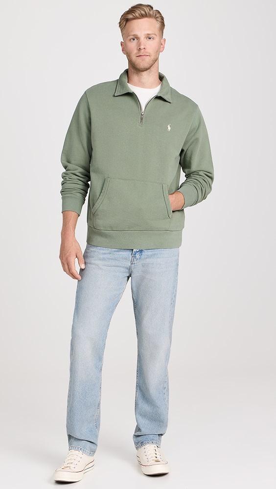 Polo Ralph Lauren Loopback Terry Half Zip Sweatshirt | Shopbop Product Image