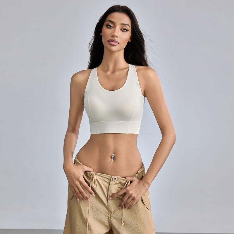 Plain Sports Bra Product Image