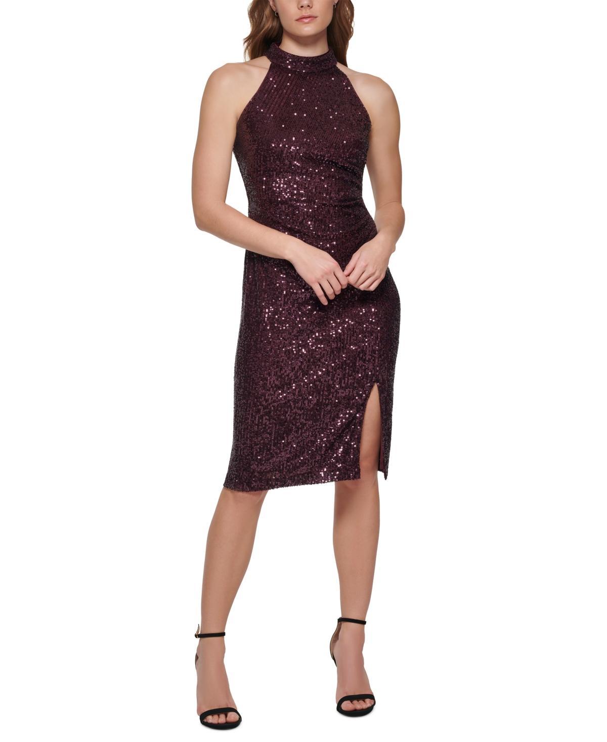 Eliza J Mock Neck Bodycon Dress Product Image