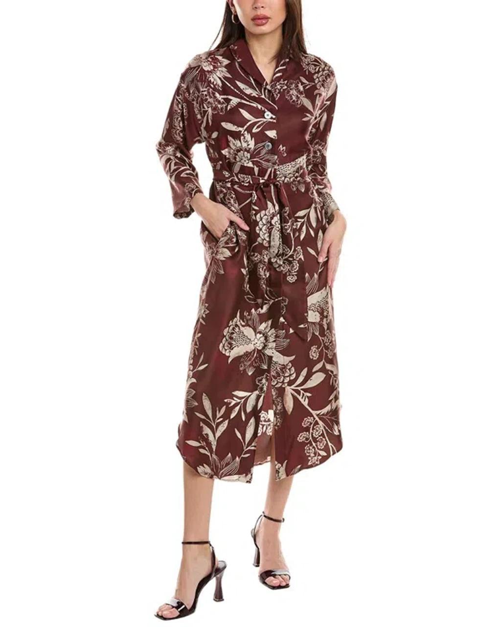 Liguria Midi Dress In Red Product Image