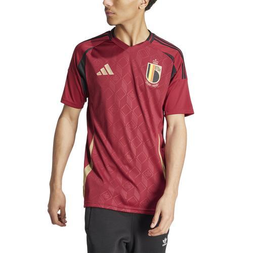 Adidas Mens Belgium National Team 2024 Home Replica Jersey - Burgundy Product Image