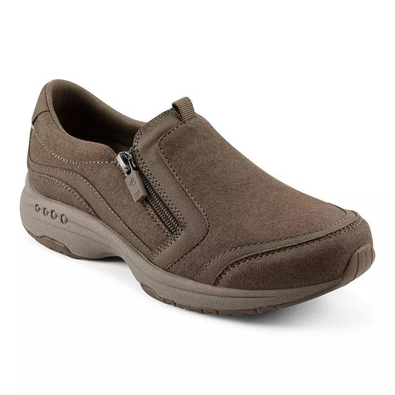 Easy Spirit Thallow Womens Side Zip Casual Shoes Brown Product Image