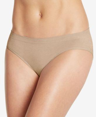 Jockey Smooth and Shine Seamfree Heathered Bikini Underwear 2186, available in extended sizes Product Image