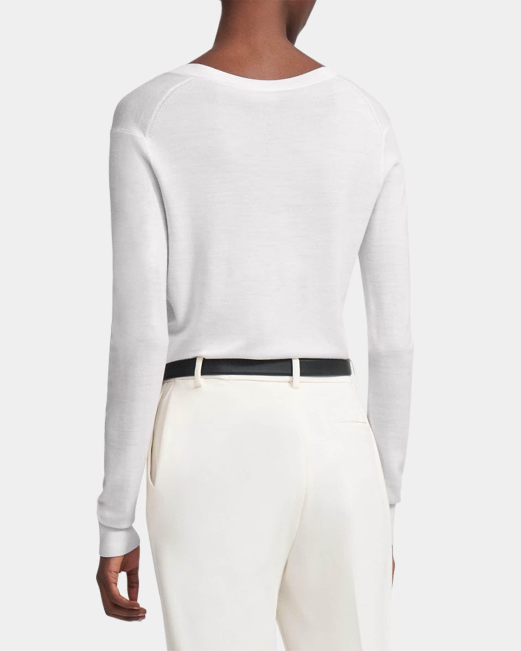 V-Neck Sweater in Regal Wool Product Image