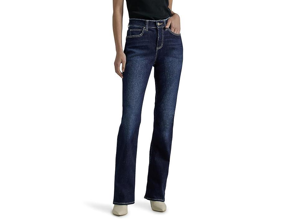 Petite Lee Ultra Lux with Flex Motion Bootcut Jeans, Womens Product Image