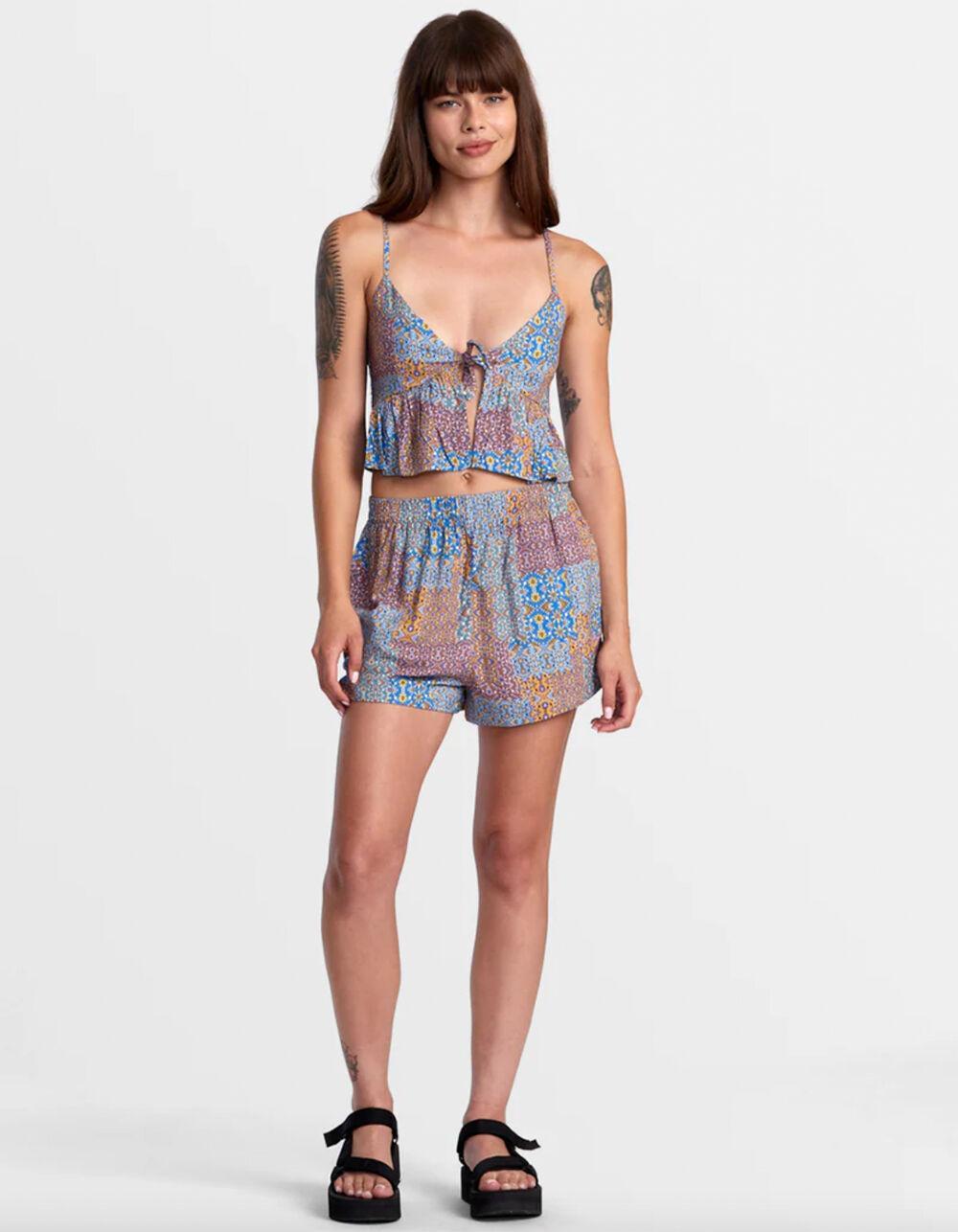 RVCA Bridgette Peplum Womens Crop Top Product Image