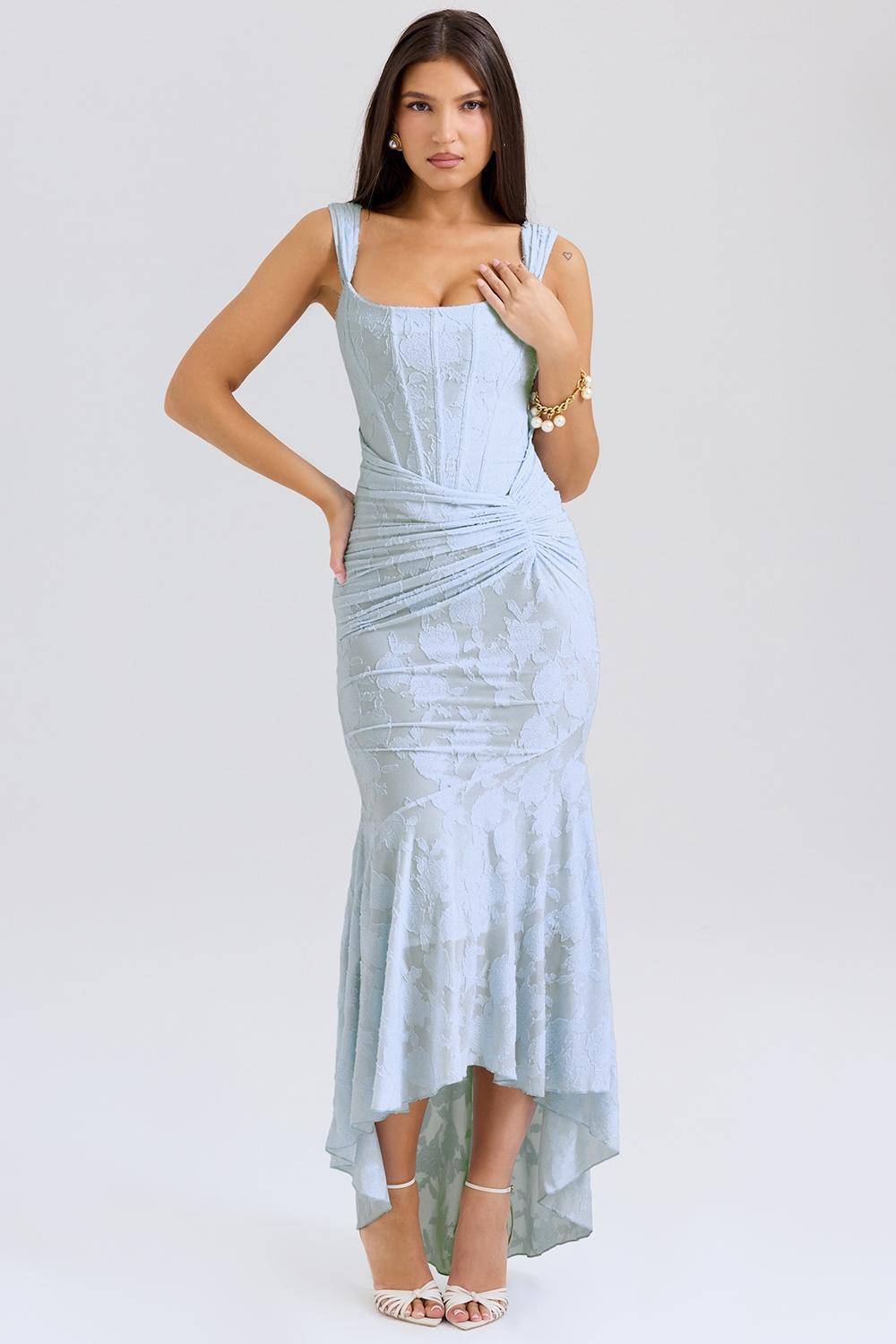 Cesca Bluebell Floral Maxi Dress Product Image