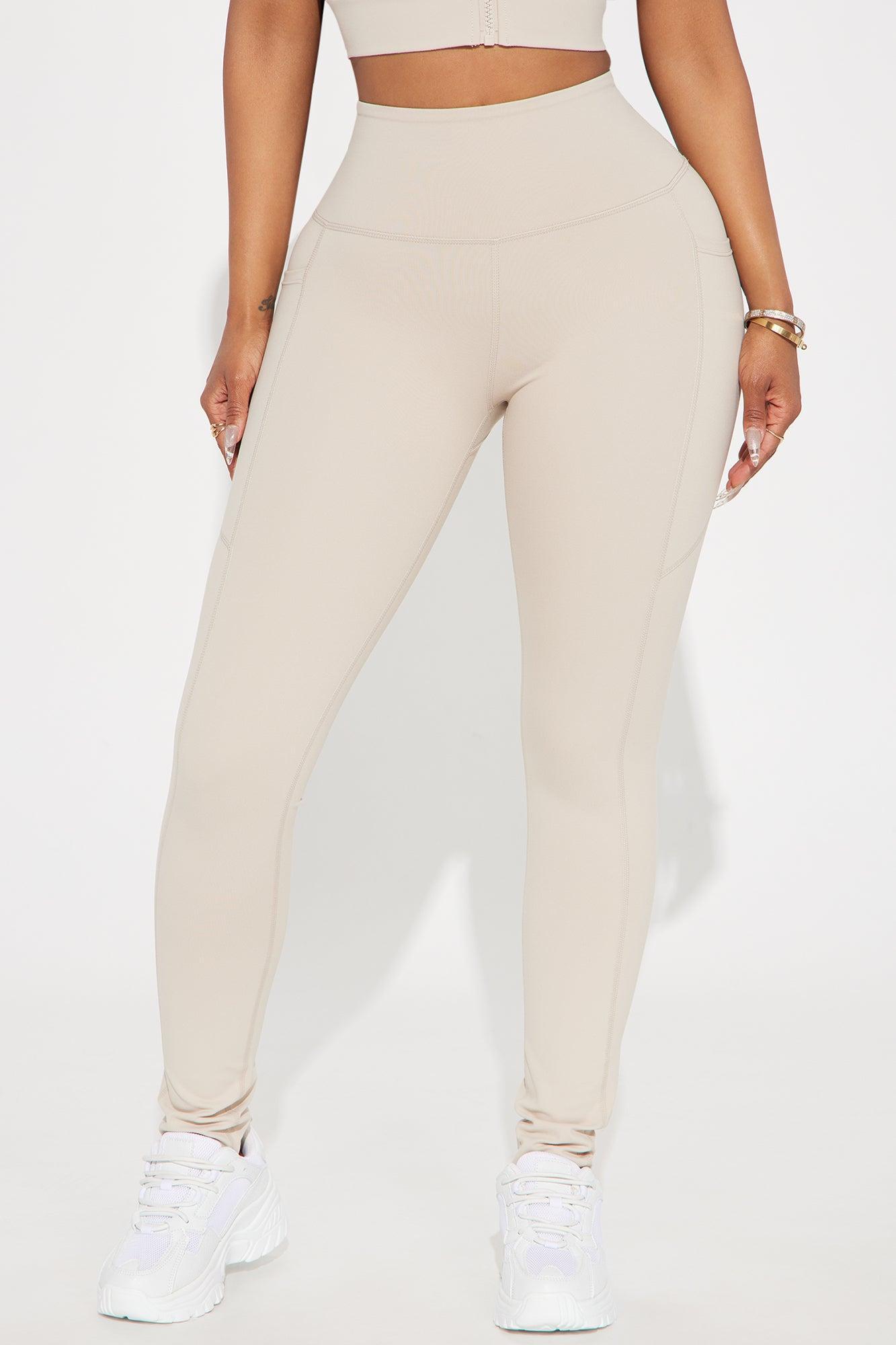 Cara Super Soft Active Stirrup Legging - Taupe Product Image