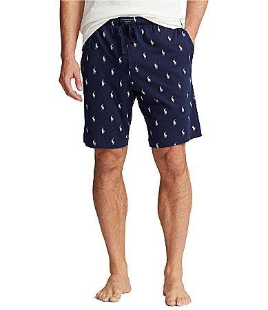 Polo Ralph Lauren Big  Tall All Over Polo Player Knit Pajama Shorts Product Image