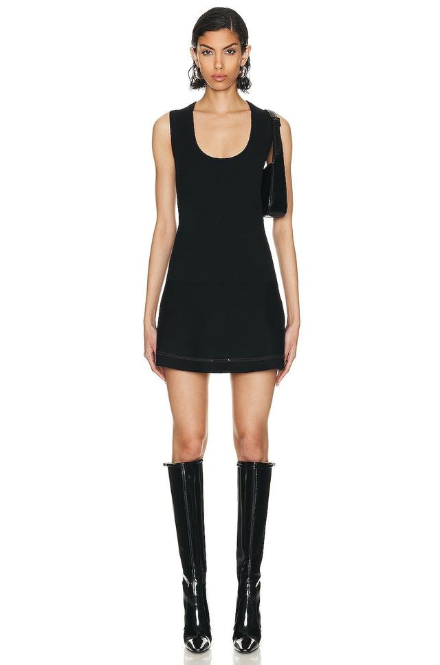 Burberry Sleeveless Knit Dress Black. (also in L, S). Product Image