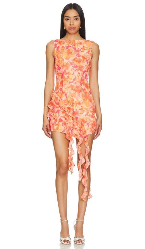 Lovers and Friends Lilo Mini Dress in Sunset Floral Multi Product Image