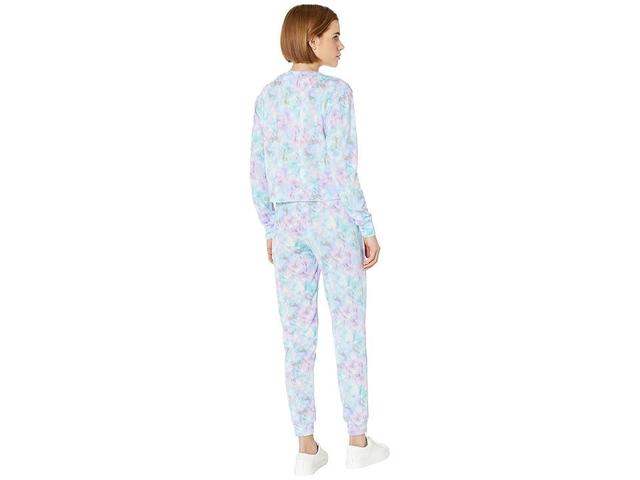 YMI Two-Piece Pullover Pants Fleece Set (Retro Tie-Dye) Women's Active Sets Product Image