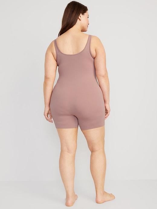 Seamless Rib-Knit Bodysuit -- 6-inch inseam Product Image