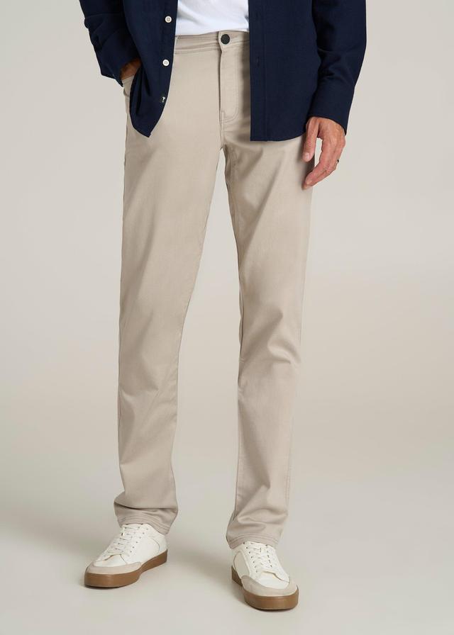 Everyday Comfort 5-Pocket TAPERED-FIT Pant for Tall Men in Stone Male Product Image