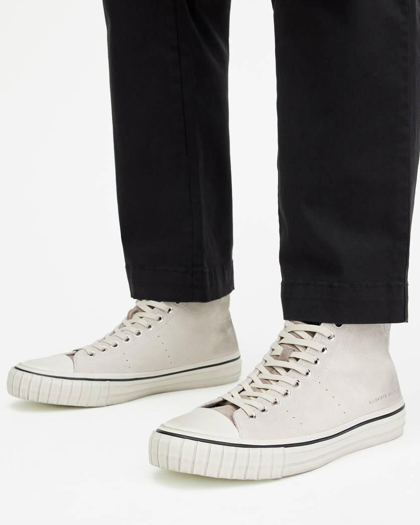 Lewis Lace Up Leather High Top Sneakers Product Image