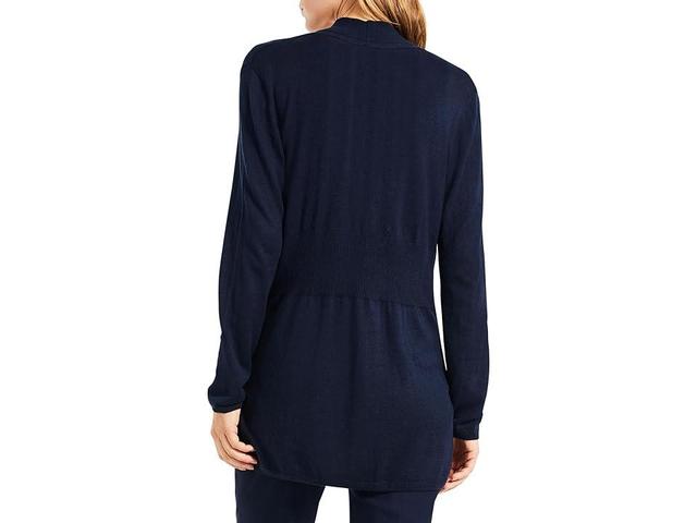 NIC+ZOE All Year Back Of Chair Cardigan (Dark Indigo) Women's Clothing Product Image