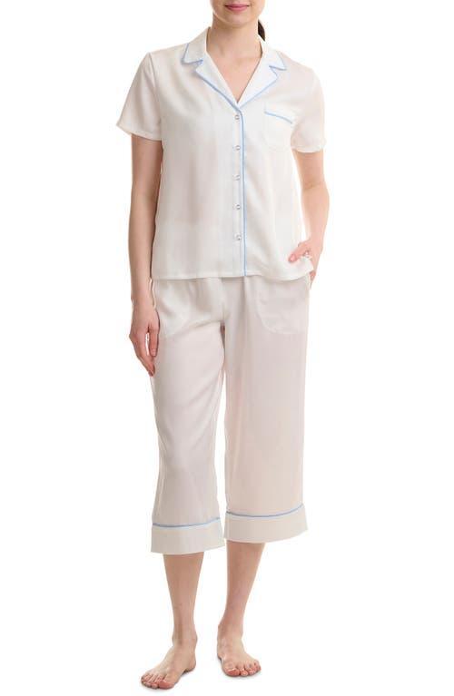 Splendid Satin Crop Pajamas Product Image