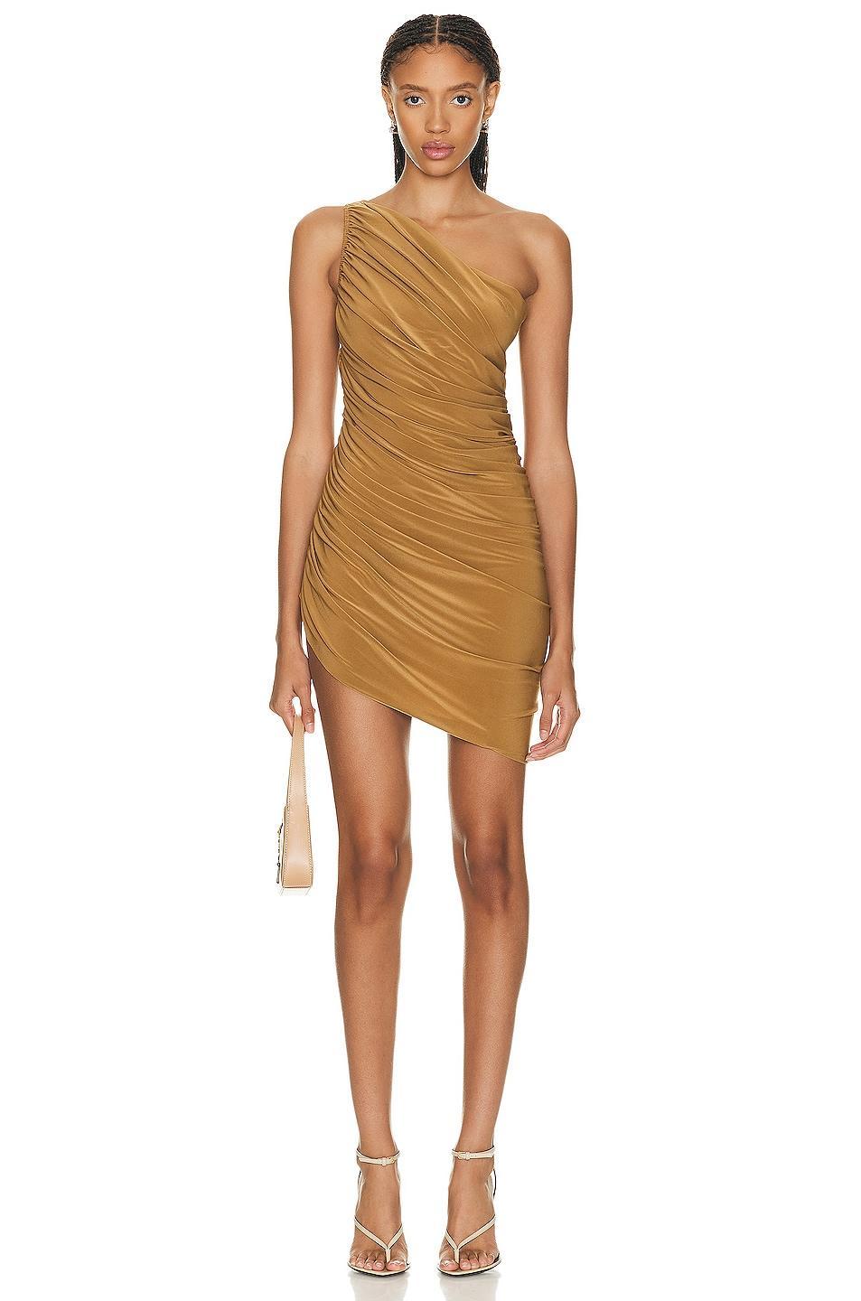 Norma Kamali Pickleball Diana Dress in Tan Product Image