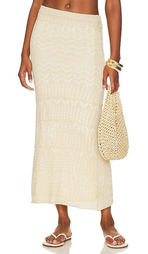 SNDYS x REVOLVE Crochet Maxi Skirt Size L, M, XS. Product Image