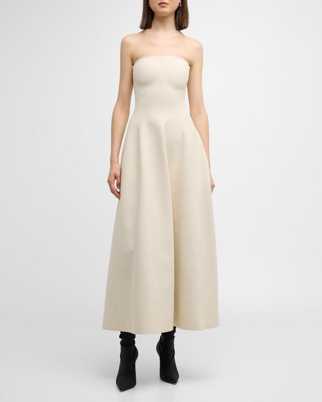 Strapless Knit Midi Dress Product Image