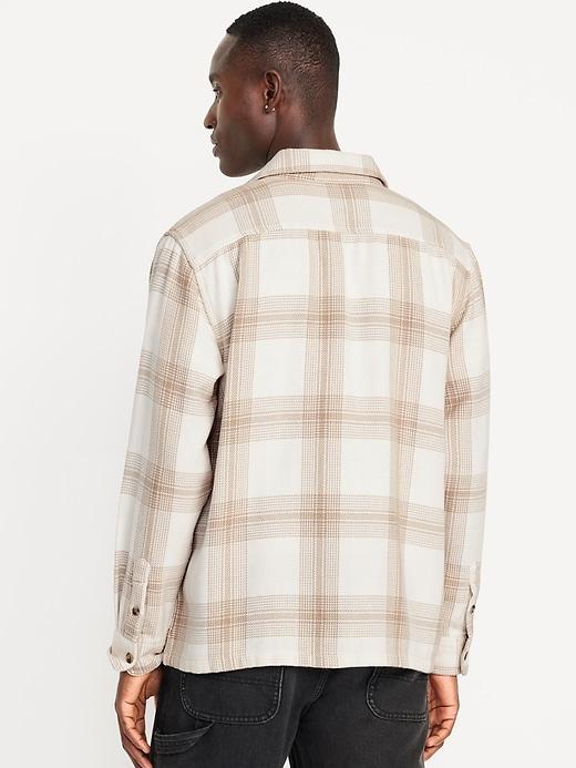 Heavyweight Plaid Flannel Shirt Product Image