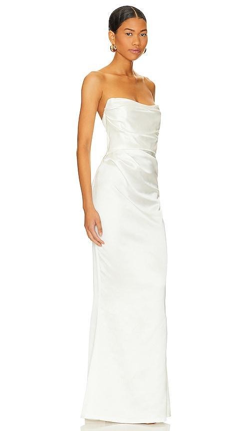 Nookie Emelie Strapless Gown in Black. - size M (also in S, XS) Product Image