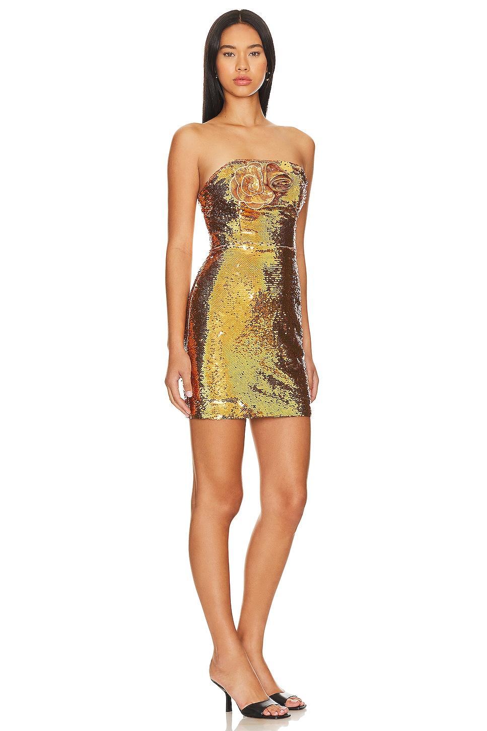 Sascha Sequin Rosette Dress MILLY Product Image