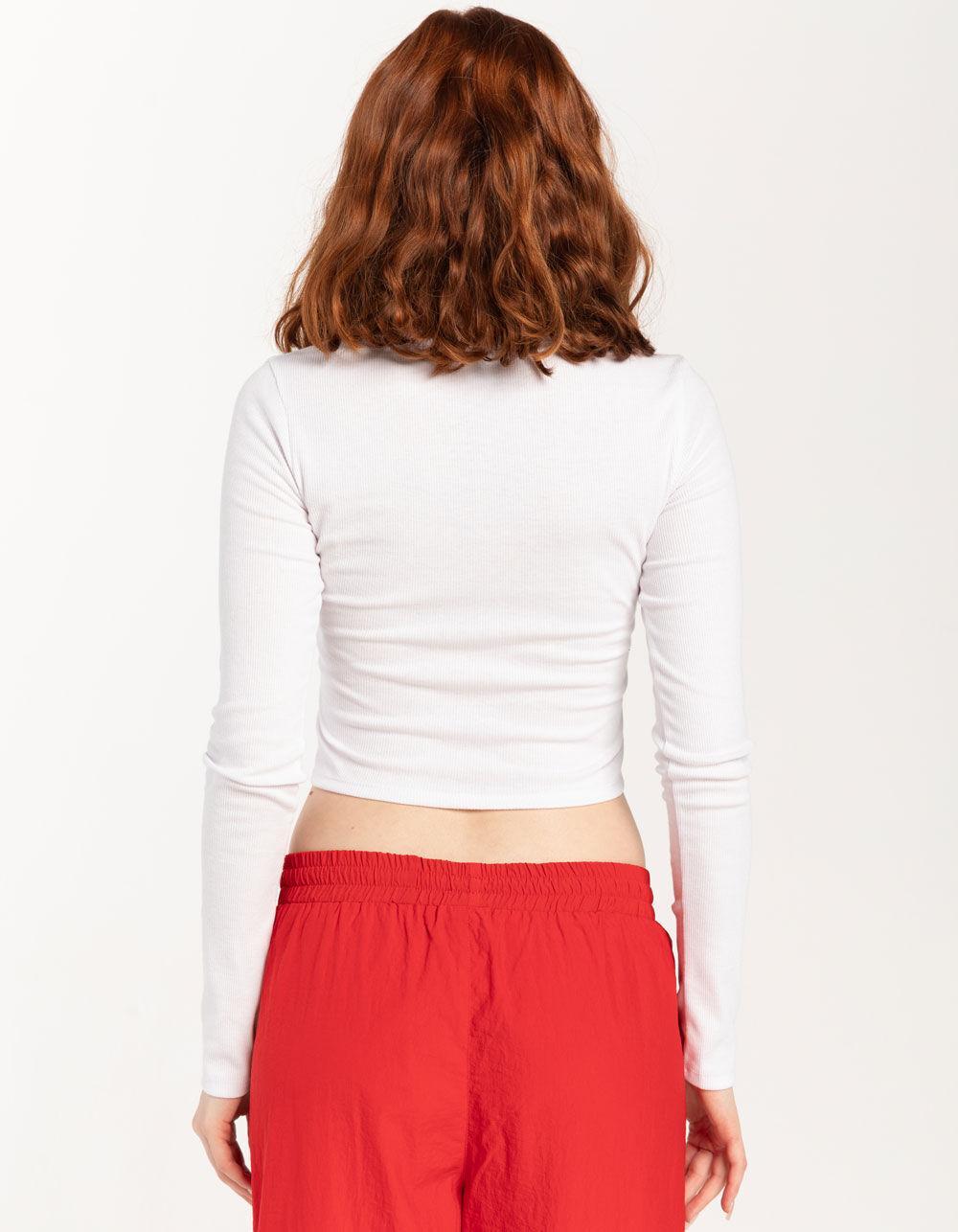 TILLYS Square Neck Womens Long Sleeve Top Product Image