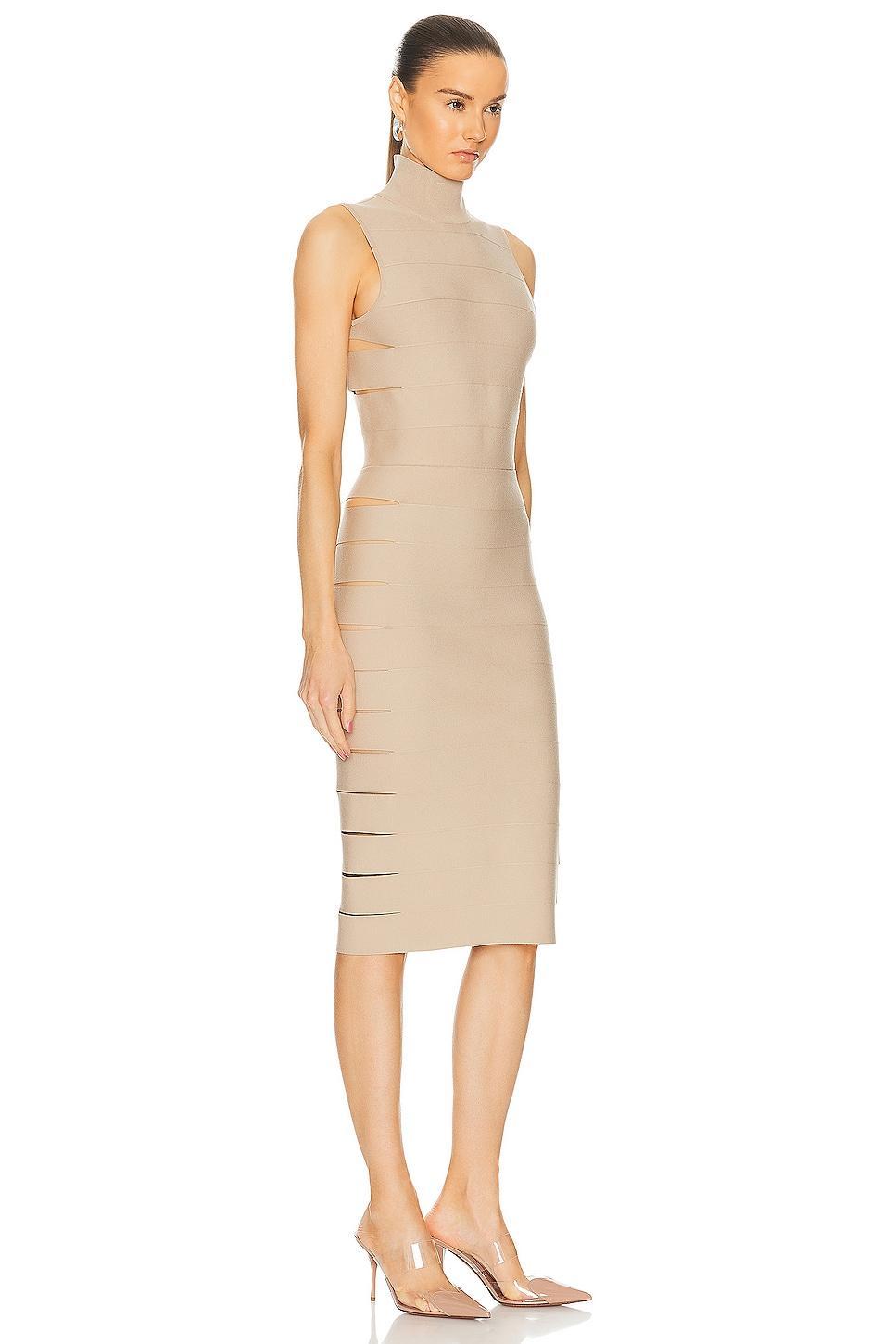 ALAÏA Band Dress Tan. (also in ). Product Image