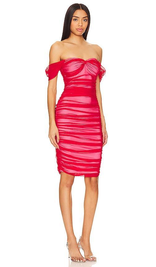 Norma Kamali Walter Dress in Red Product Image