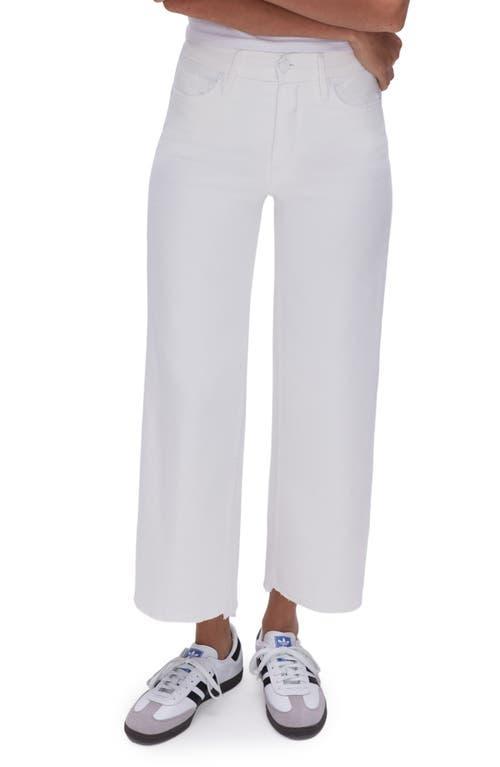 Womens Good Waist Palazzo Ankle-Crop Jeans Product Image