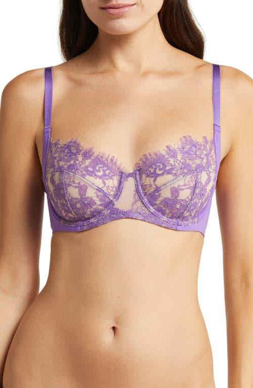 Skarlett Blue Womens Entice Lace Full Coverage Underwire Bra - White Product Image