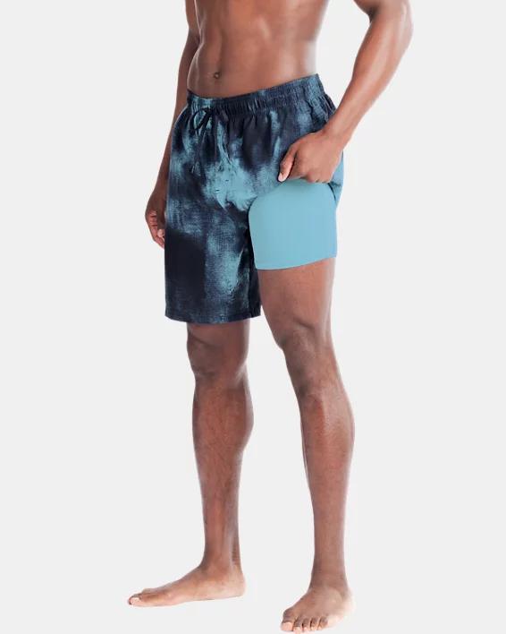 Men's UA Dyed Wash Compression Volley Shorts Product Image