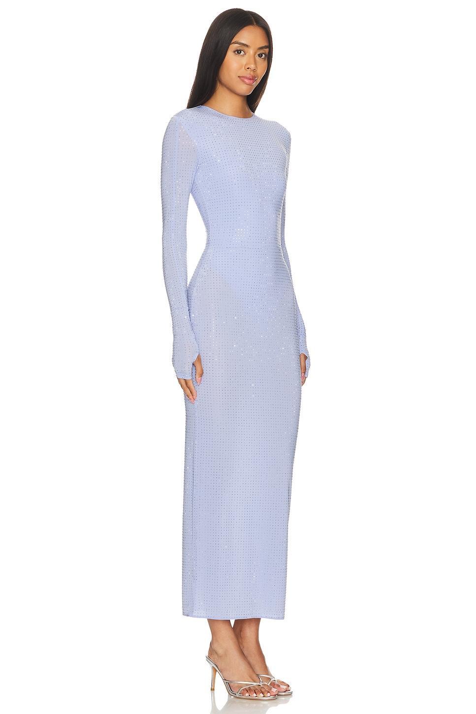 Long Sleeve Crystal Dress Alex Perry Product Image