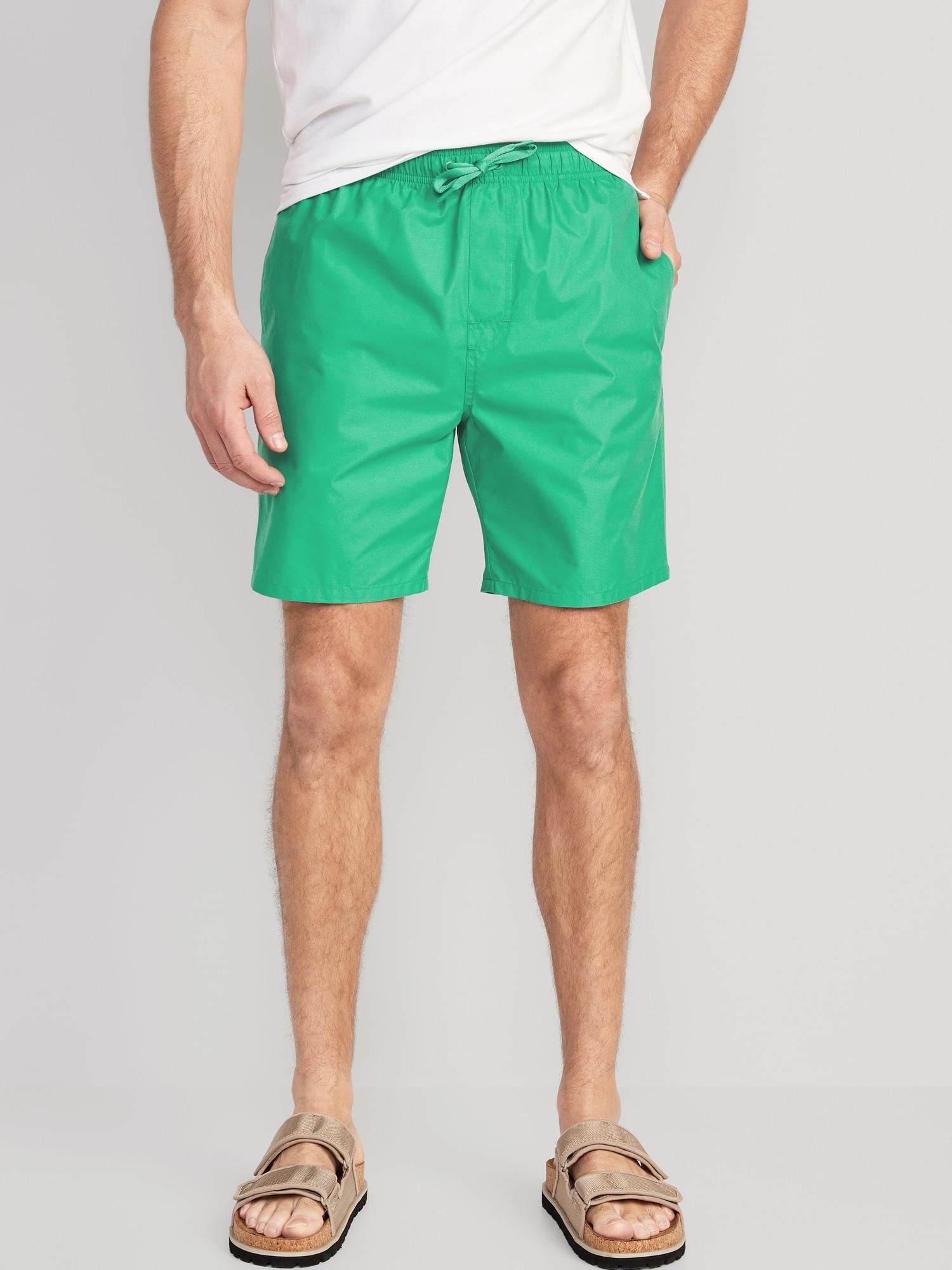 Solid Swim Trunks for Men -- 7-inch inseam Product Image