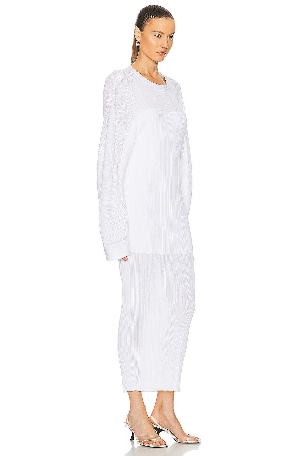 Stella McCartney Long Sleeve Pliss Sweater Dress Product Image