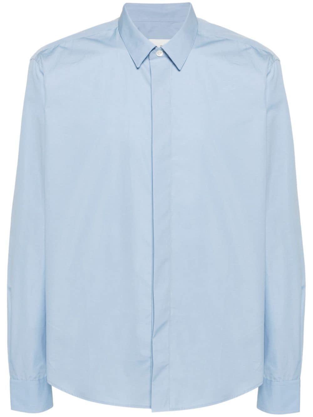 Ami De Coeur-motif Shirt In 484 Cashmere Blue Product Image