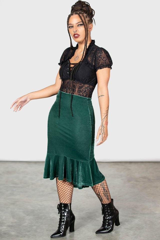 Drusilla Midi Skirt [GREEN] Female Product Image