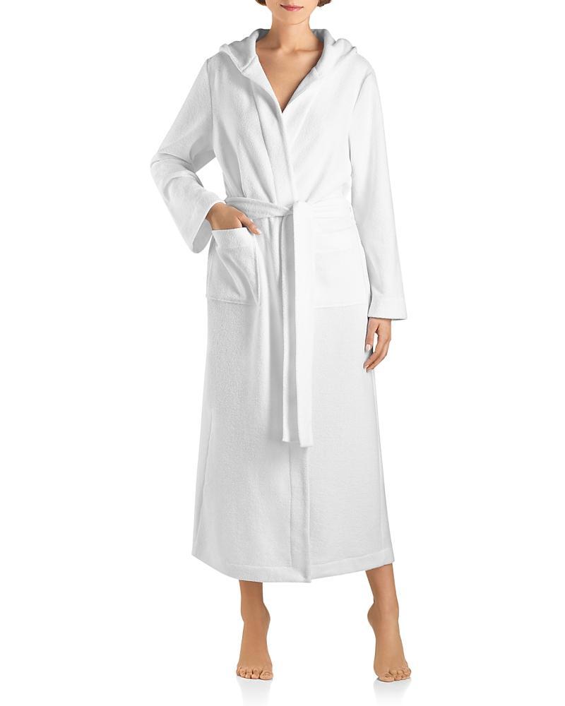 Womens Robe Selection Hooded Long Plush Robe Product Image