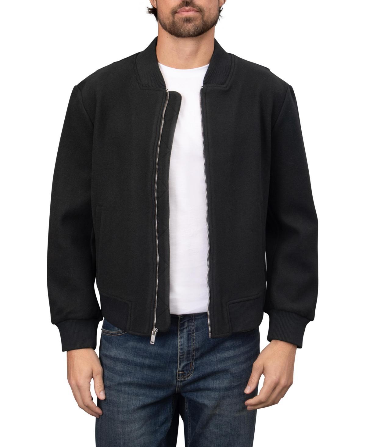 Bagatelle Homme Mens Knit Back Bomber Jacket Product Image