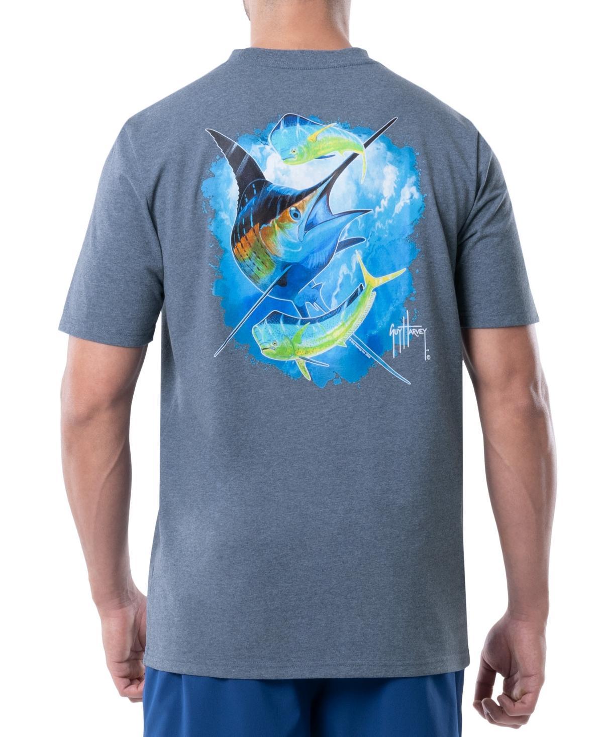 Guy Harvey Mens Short Sleeve Crewneck Graphic T-Shirt Product Image