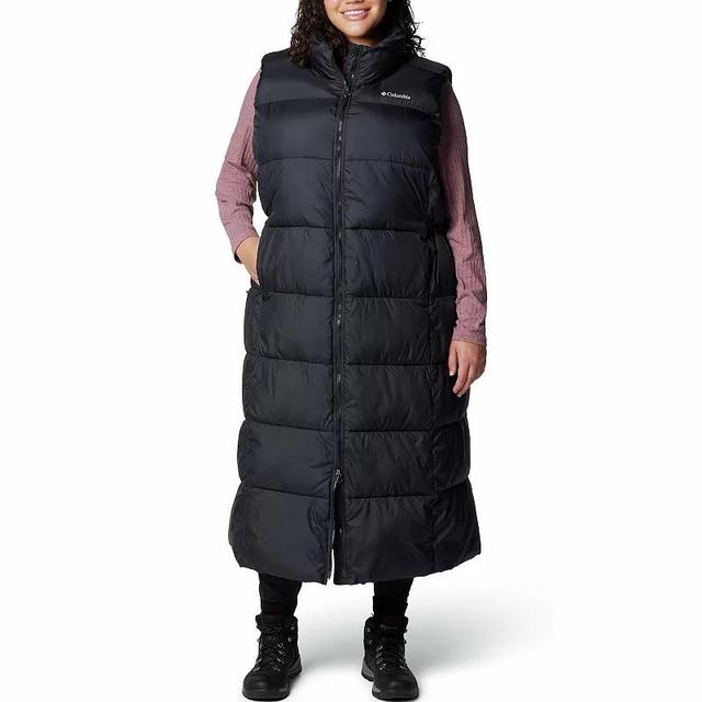 Plus Size Columbia Long Puffer Vest, Womens Product Image