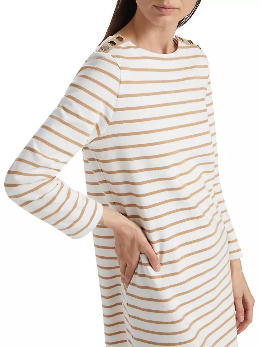 Ruta Striped Shift Minidress Product Image