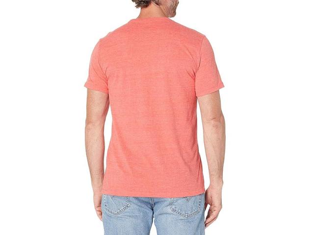 The North Face Short Sleeve Half Dome Tri-Blend Tee (Clay Red Heather) Men's T Shirt Product Image