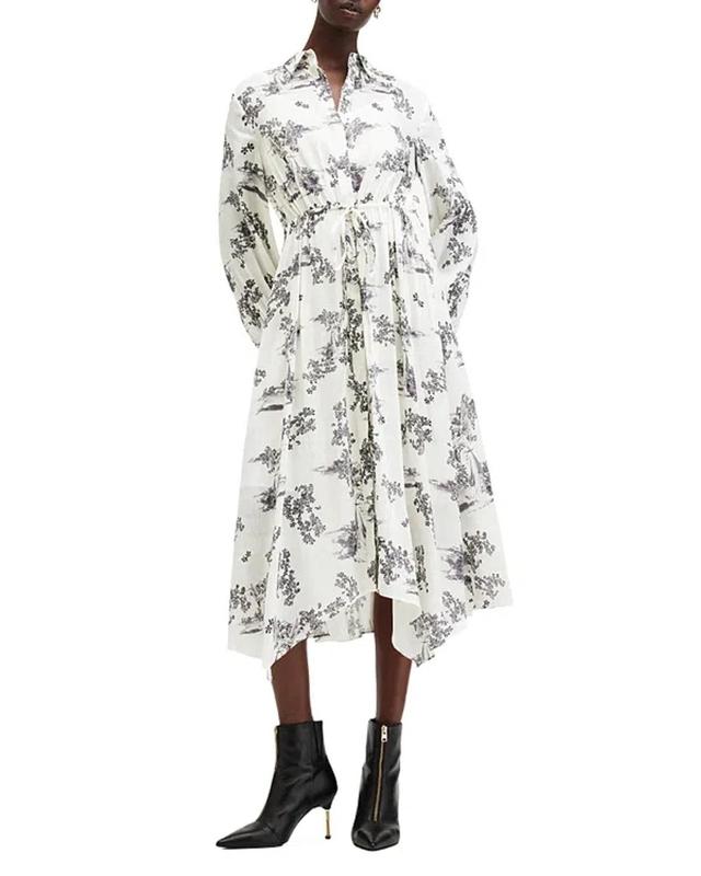 Sky Midi Dress In Maria Off White Product Image