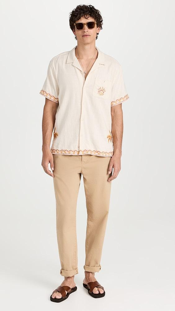 Marine Layer Embroidered Resort Shirt | Shopbop Product Image